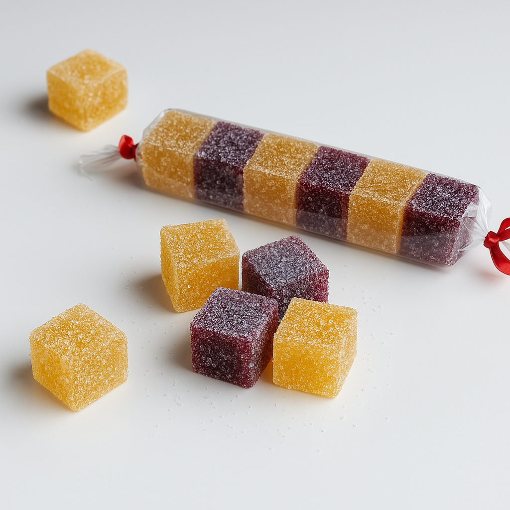 Pâte de fruit - Framboise, Passion-Poire et Goyave