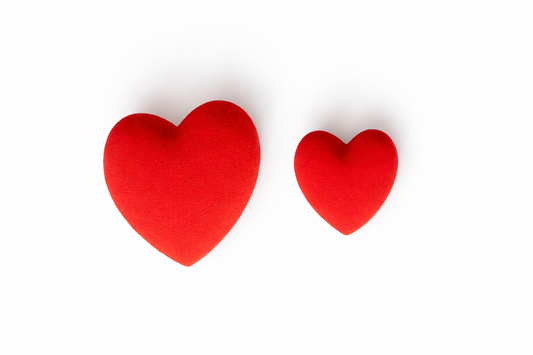 Chocolate heart bonbonniere