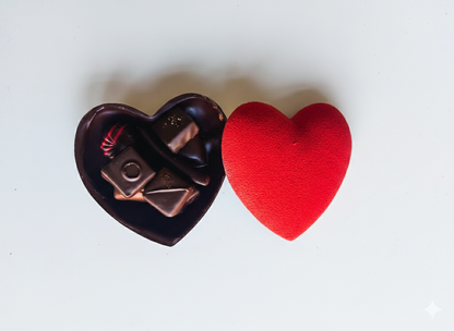 Bonbonnière Cœur chocolat