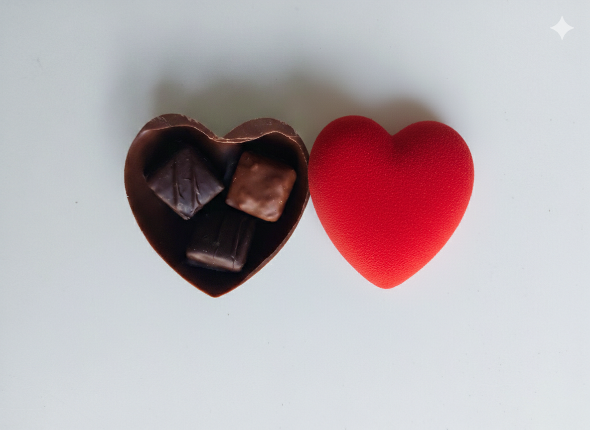 Bonbonnière Cœur chocolat