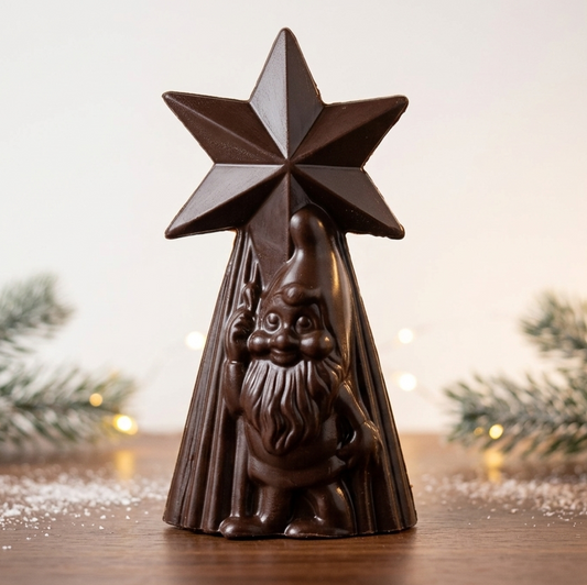 Moulage de Noël en chocolat artisanal fabriqué à Montréal