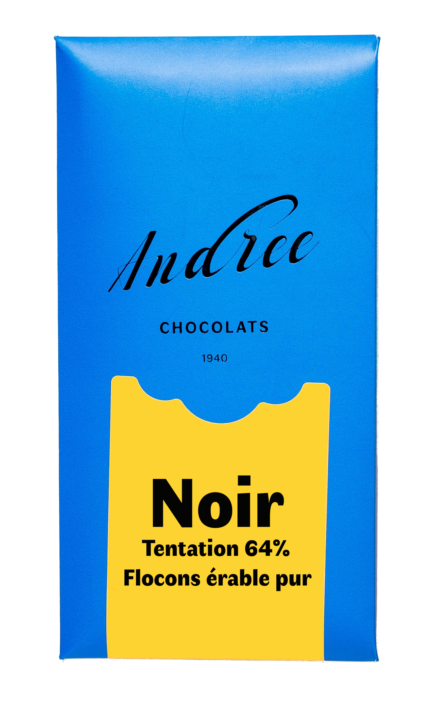 Tablette Noir Tentation 64% Flocons d'érable pur