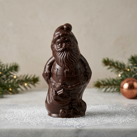 Figurine Père Noël en chocolat artisanal Montréal