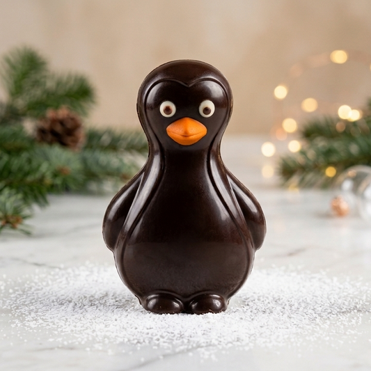 Moulage de Noël en chocolat artisanal fabriqué à Montréal