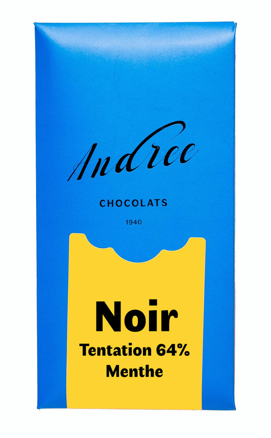 Tablette Noir Tentation 64% Menthe