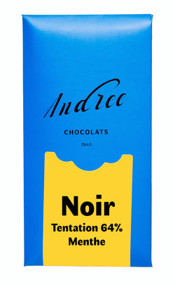 Tablette Noir Tentation 64% Menthe